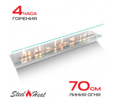 Топливный блок SteelHeat LINE GLASS 800