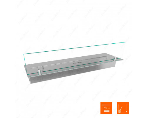 Топливный блок SteelHeat LINE GLASS 600