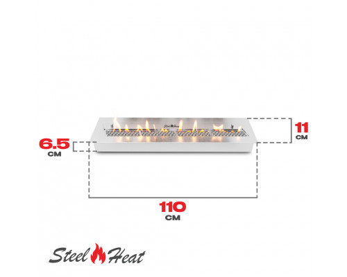 Топливный блок SteelHeat S-LINE 1100 Топливный блок SteelHeat S-LINE 1100